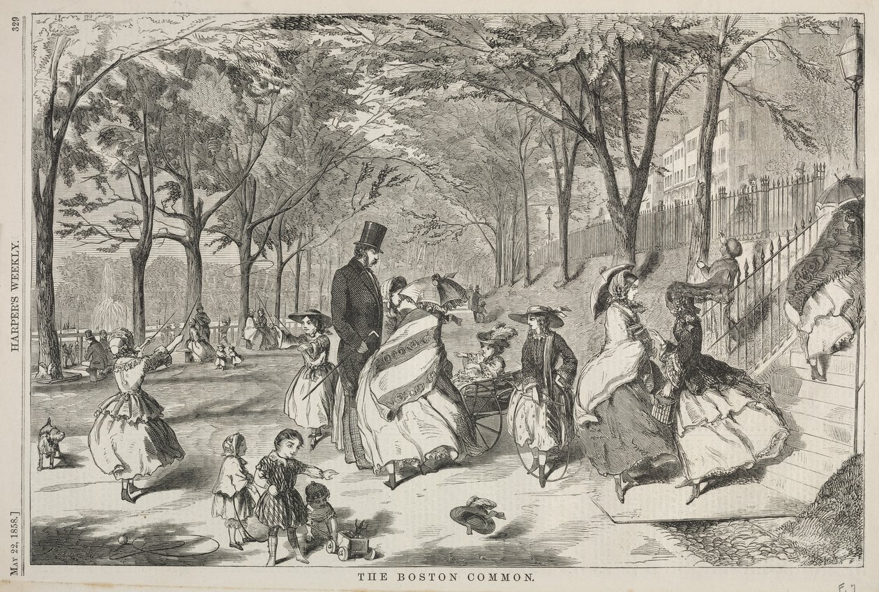 Il Boston Common, 1858 da Winslow Homer