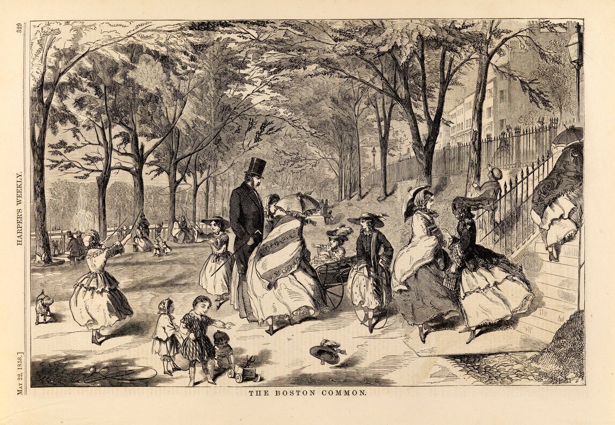 Il Boston Common, da Harper