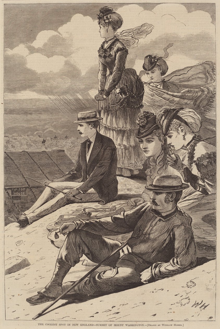 Il posto più fresco del New England - Cima del Monte Washington da Winslow Homer