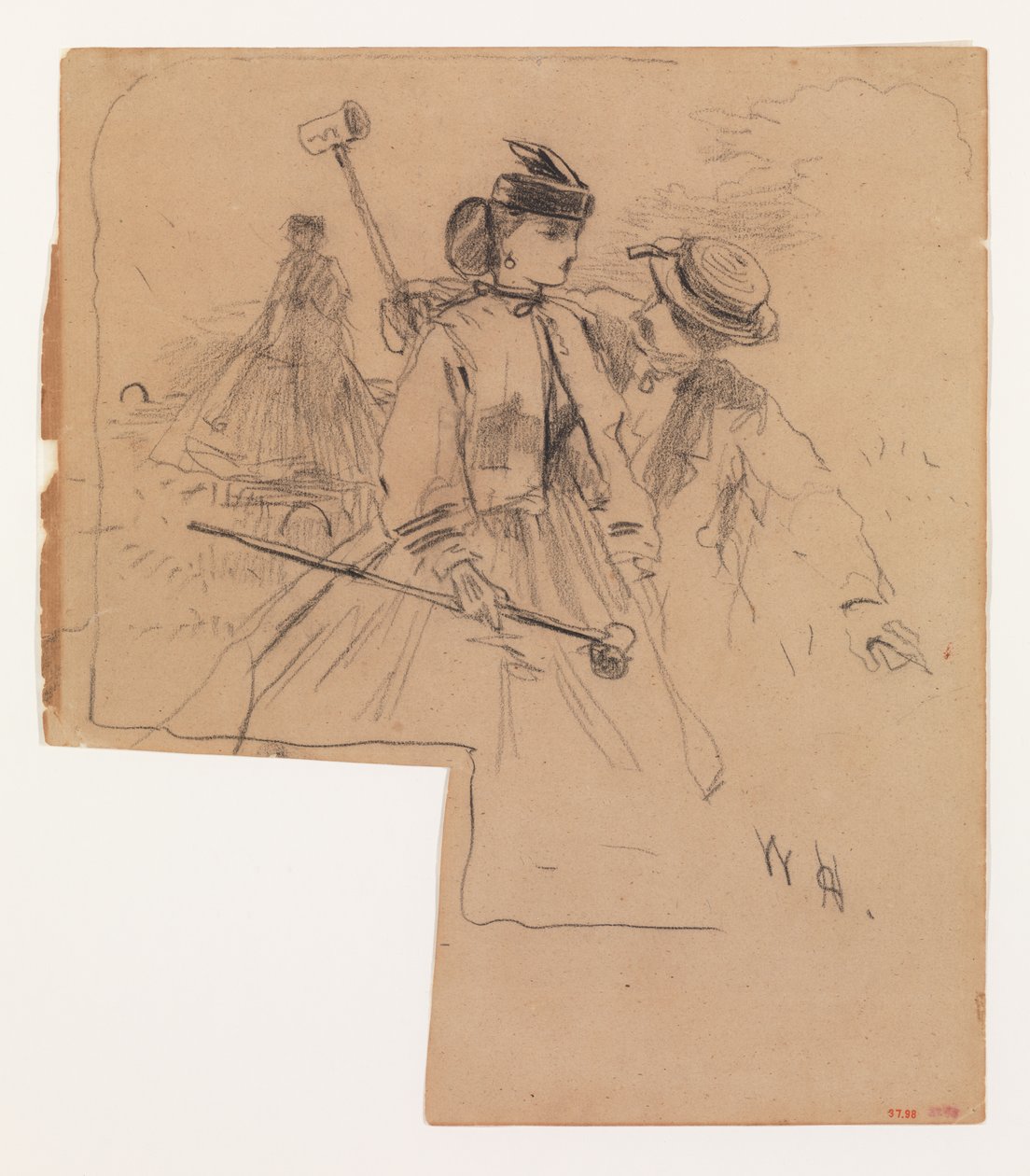Die Krocketspieler da Winslow Homer