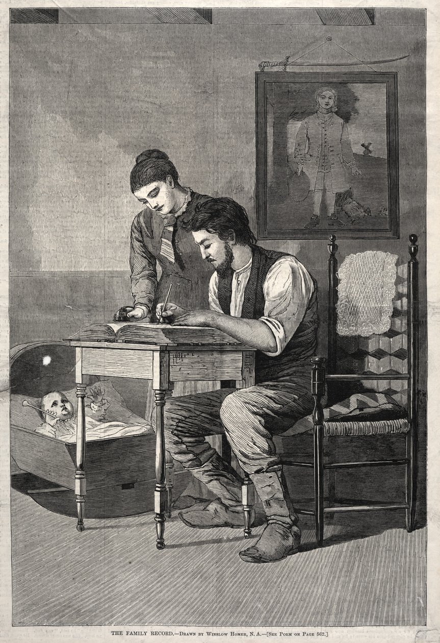 Il registro di famiglia, 1875 da Winslow Homer