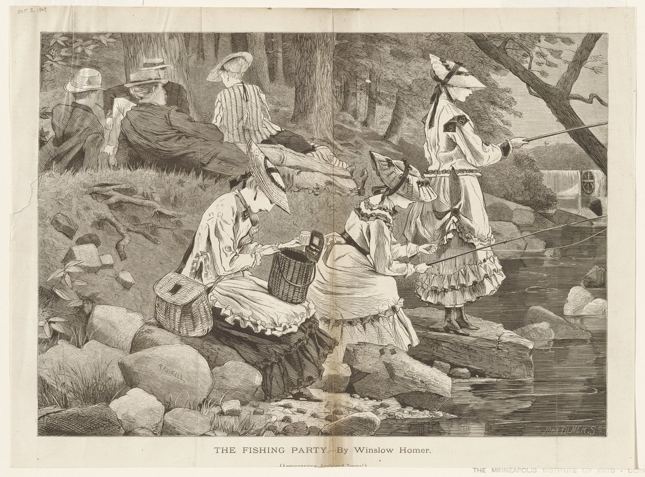La comitiva di pesca da Winslow Homer