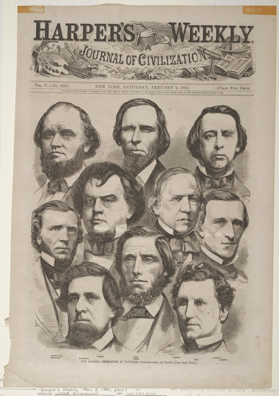 La delegazione della Georgia al Congresso da Winslow Homer