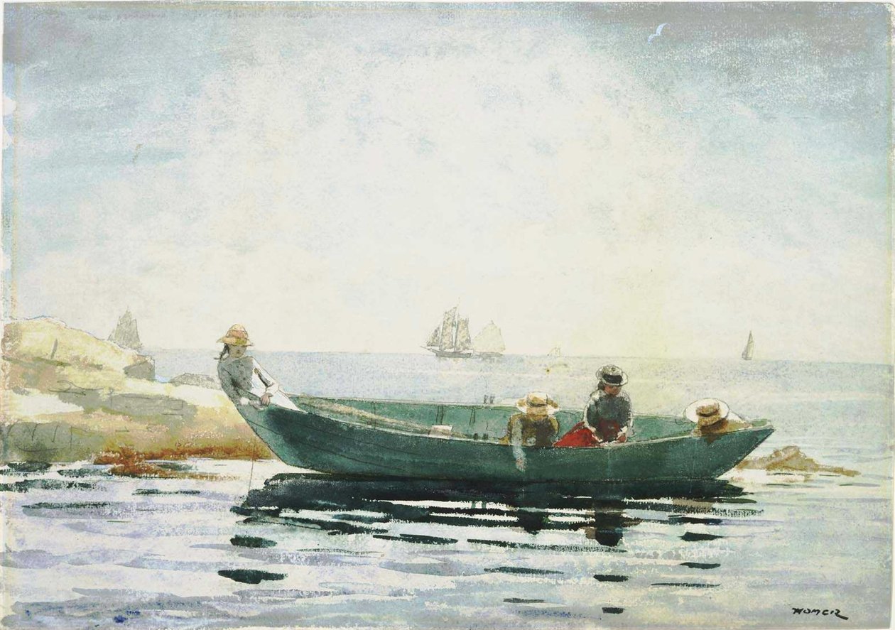 Il Dory verde da Winslow Homer
