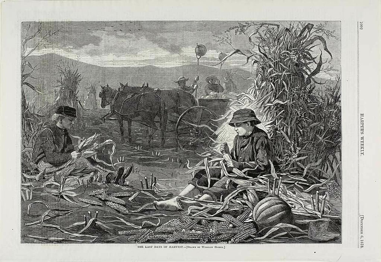 Gli ultimi giorni del raccolto da Winslow Homer