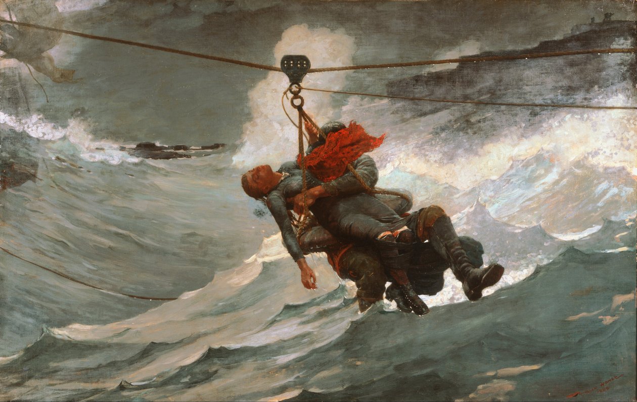 La fune di salvataggio da Winslow Homer
