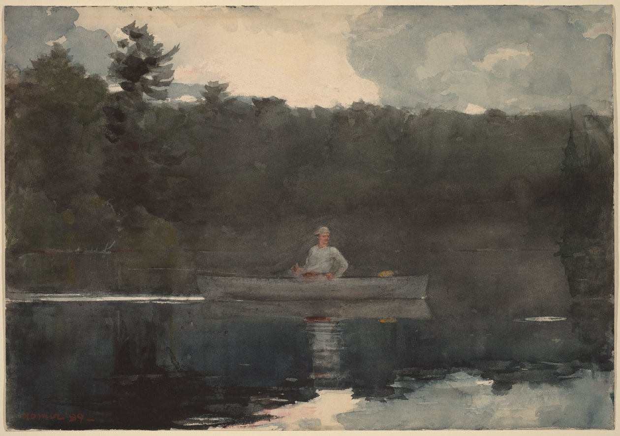 Il pescatore solitario da Winslow Homer