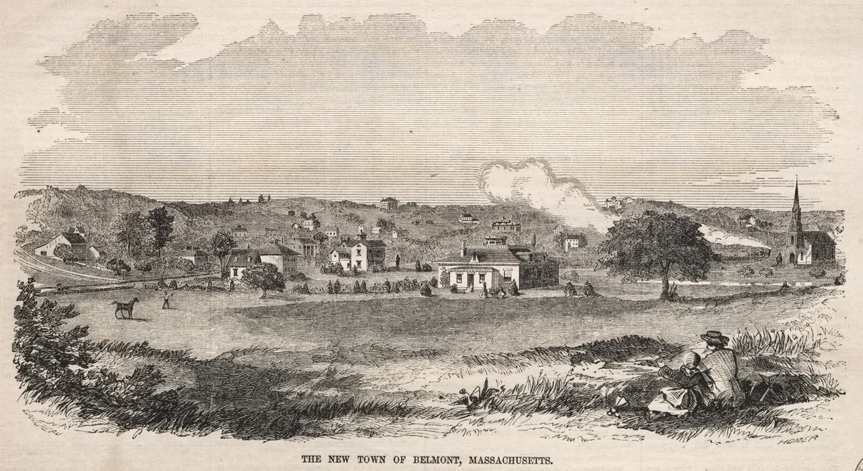 La nuova città di Belmont, Massachusetts da Winslow Homer
