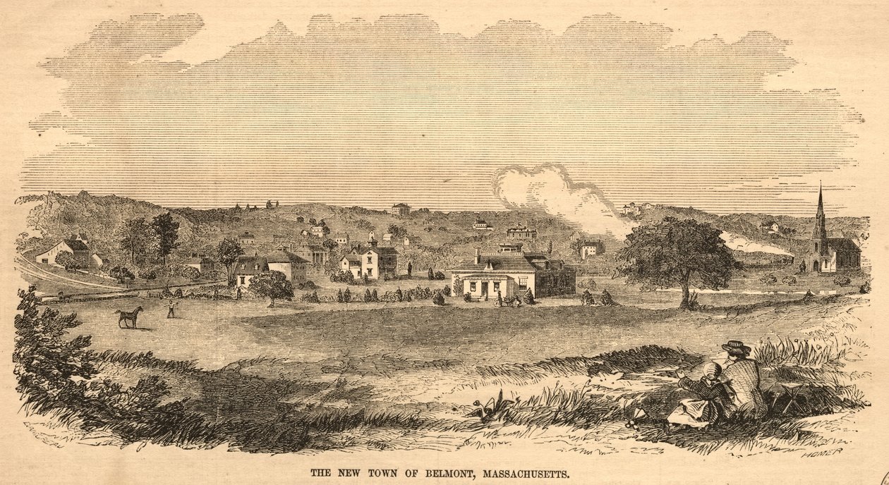 La nuova città di Belmont, Massachusetts da Winslow Homer