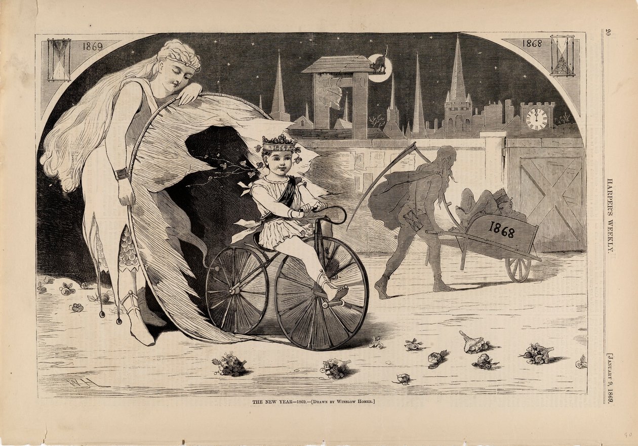 Il nuovo anno--1869, da Harper