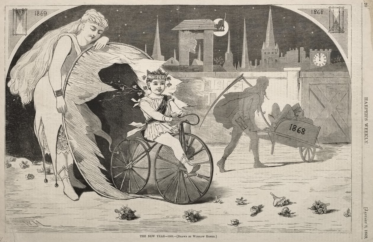 Il nuovo anno - 1869 da Winslow Homer
