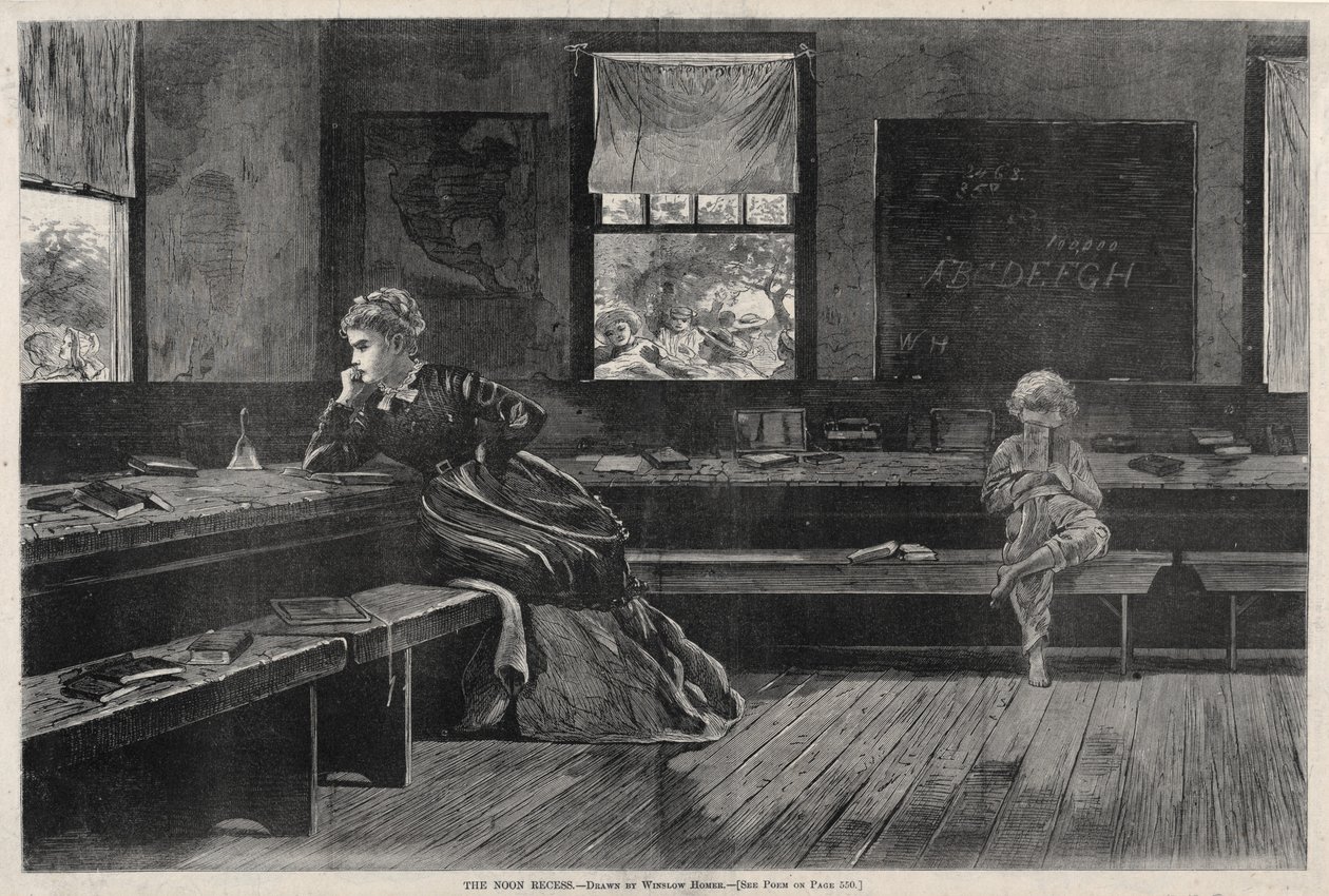 La ricreazione di mezzogiorno, 1873 da Winslow Homer