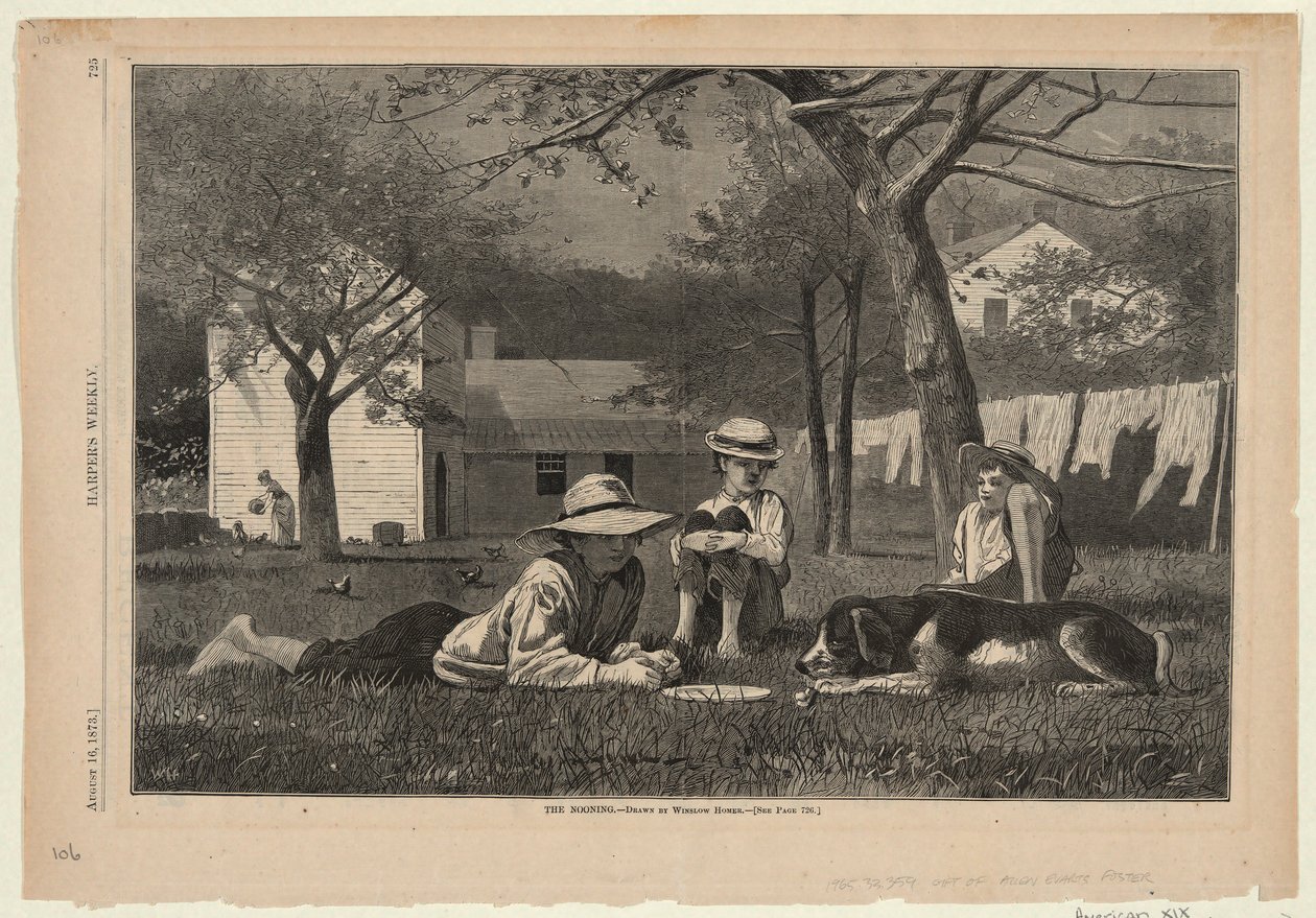 Il Riposo, da Harper da Winslow Homer
