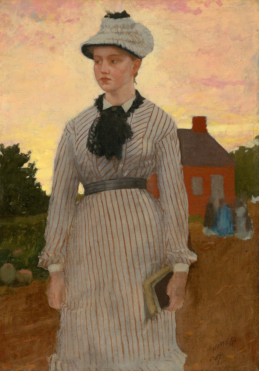 La scuola rossa, 1873 da Winslow Homer