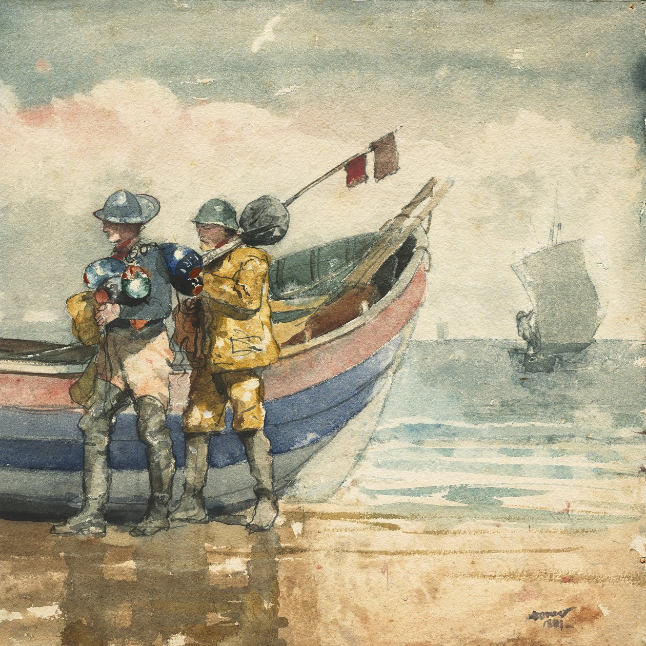 Il ritorno, Tynemouth da Winslow Homer