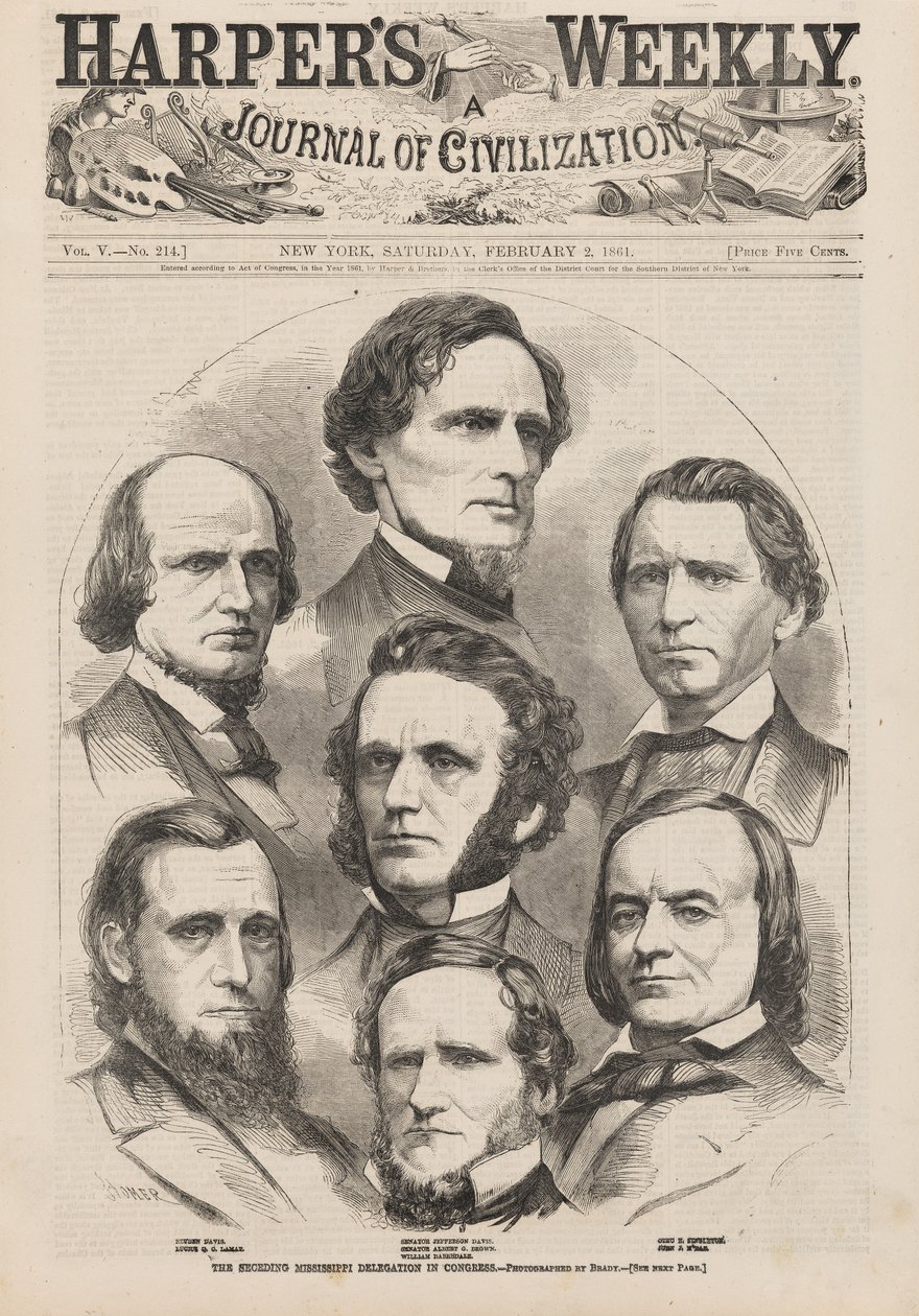 La delegazione del Mississippi che si ritira dal Congresso da Winslow Homer