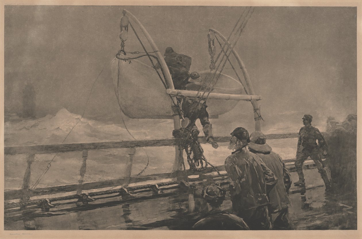Il segnale di soccorso, 1891 da Winslow Homer