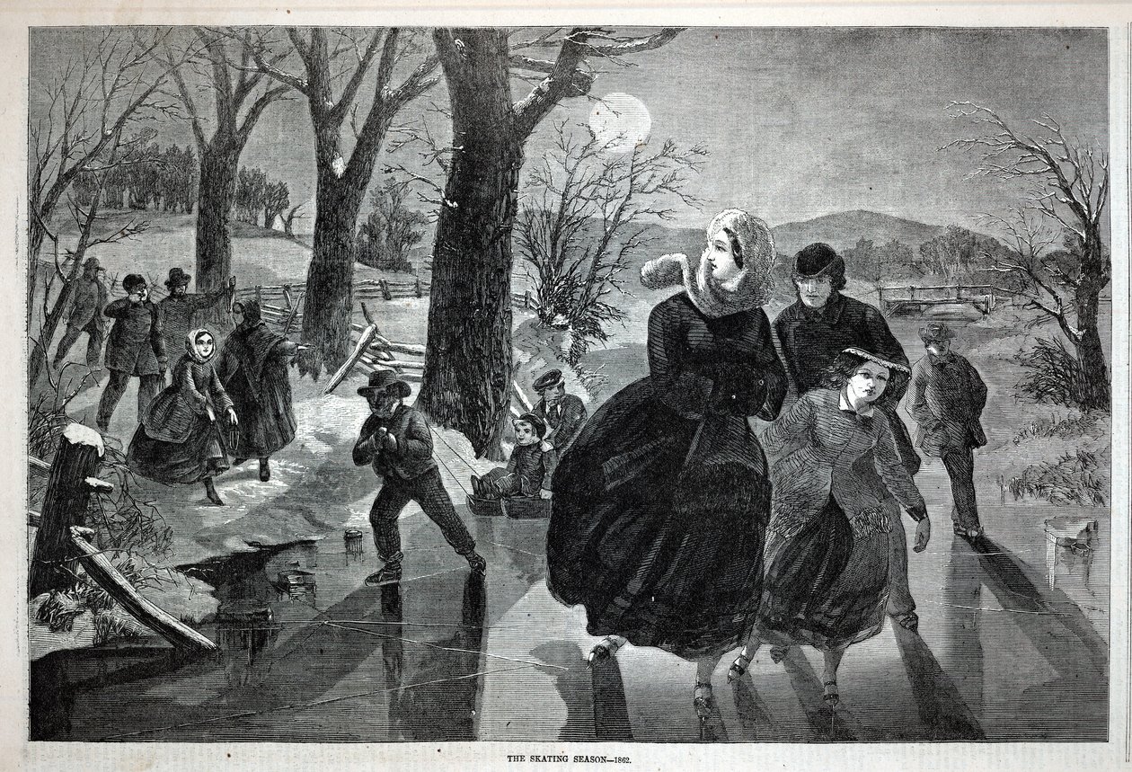 La stagione del pattinaggio--1862, da Harper
