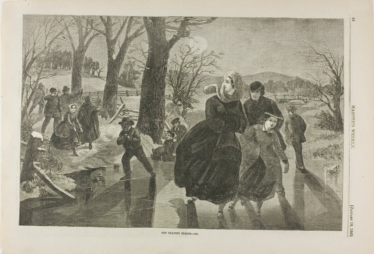 La stagione del pattinaggio da Winslow Homer