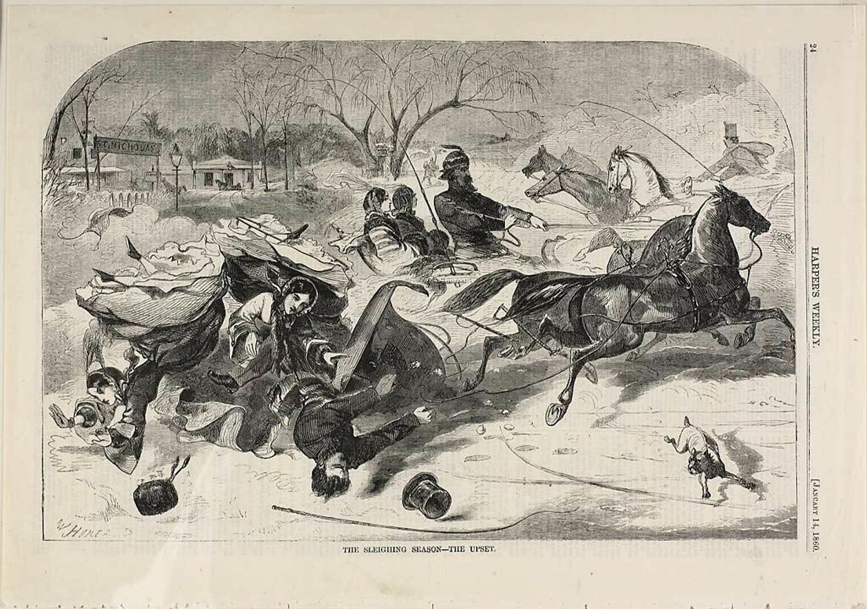 La stagione delle slitte: il rovescio della medaglia da Winslow Homer