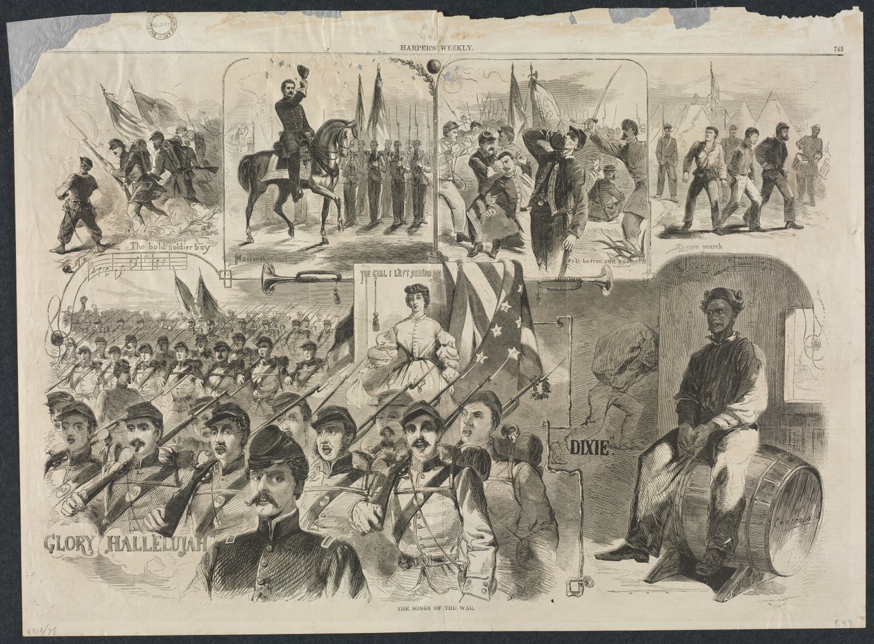 Le canzoni della guerra da Winslow Homer