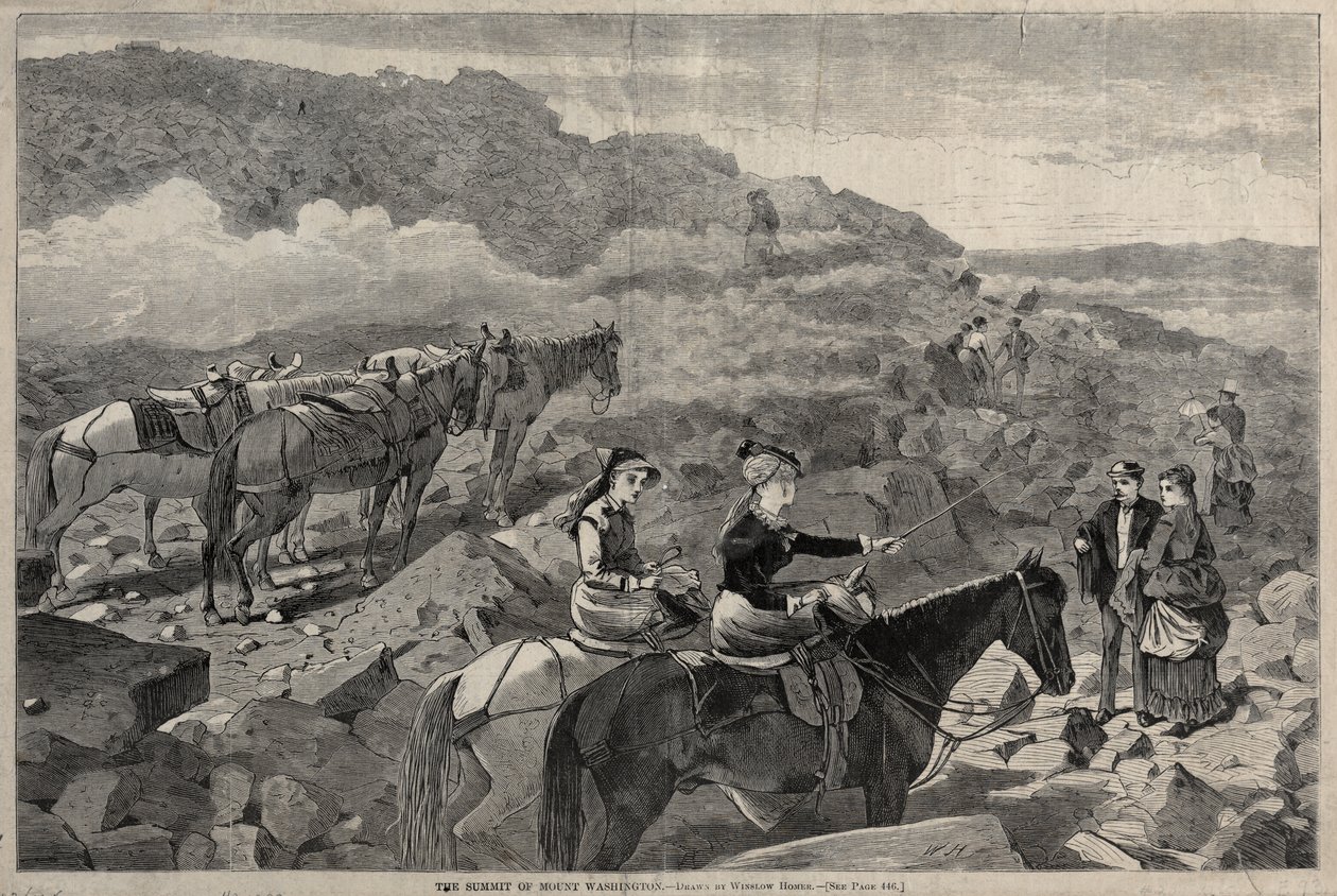 La vetta del Monte Washington da Winslow Homer