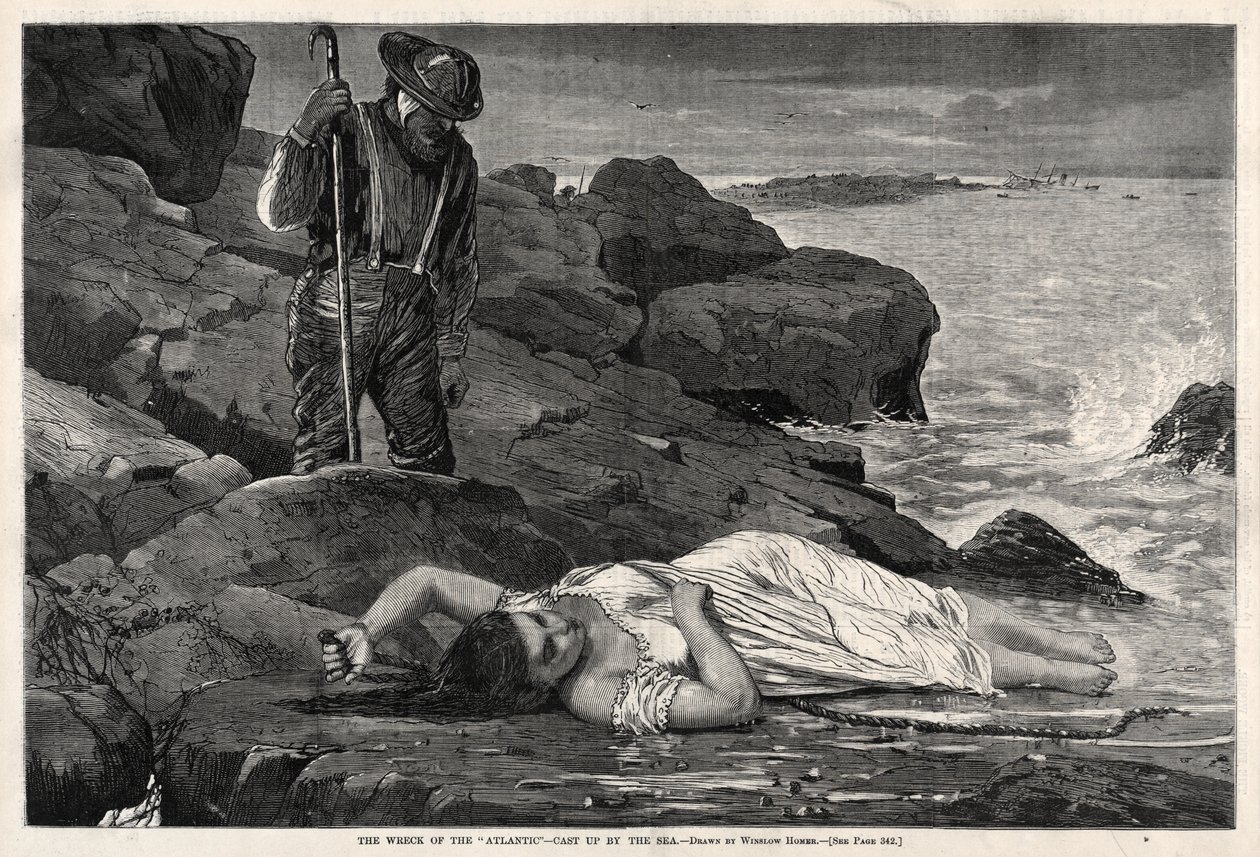 Il relitto dell’“Atlantic” – Trasportato a riva dal mare da Winslow Homer