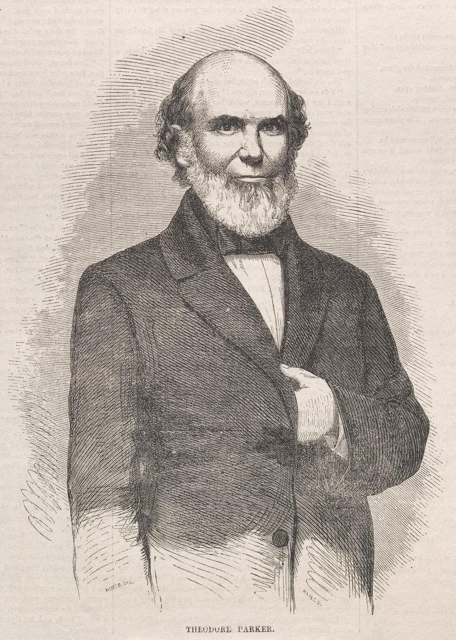 Theodore Parker, 1858 da Winslow Homer