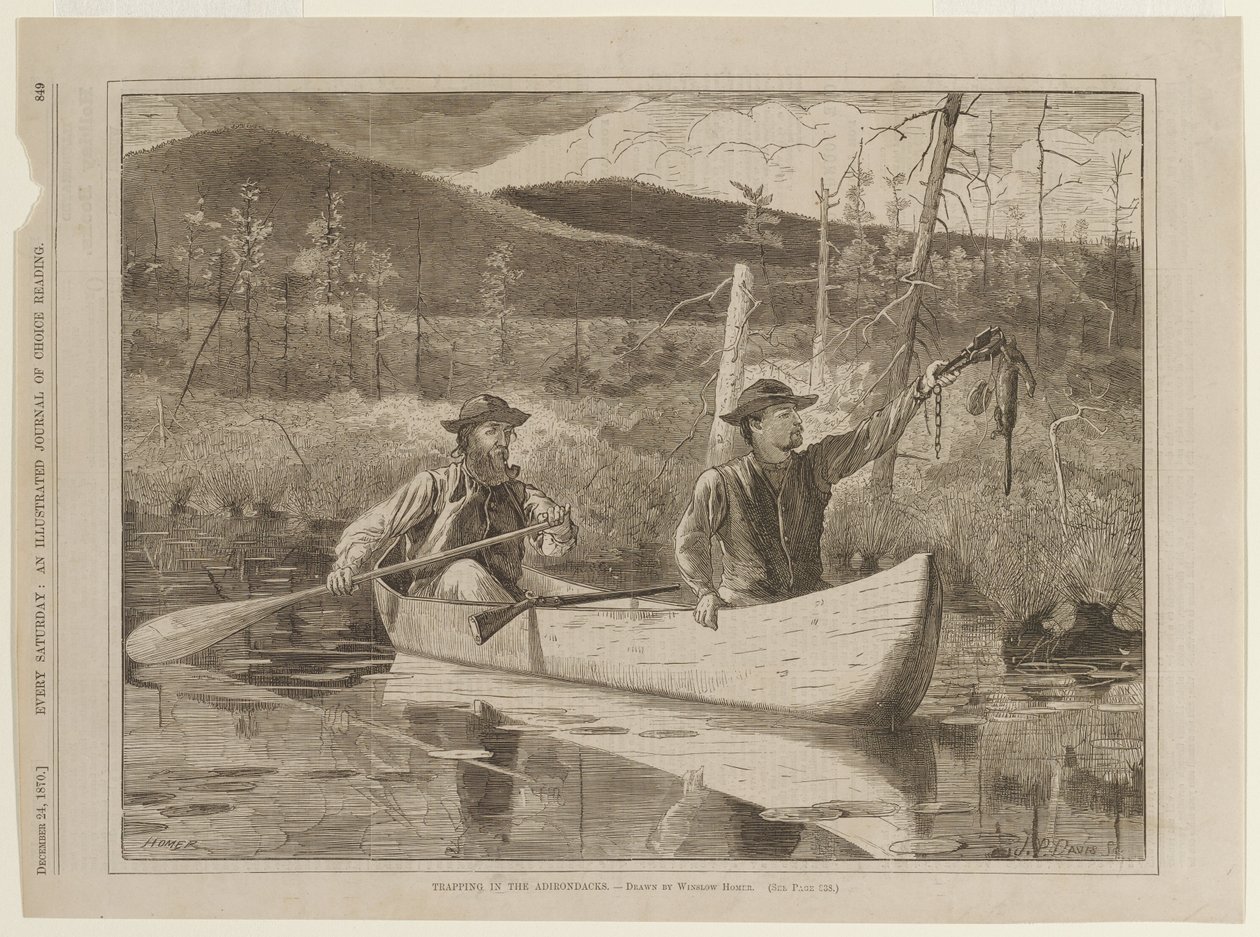 Trappole negli Adirondack da Winslow Homer