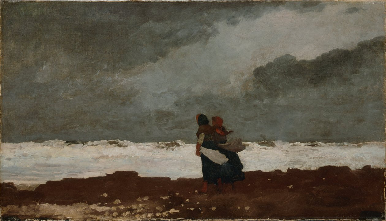 Due figure vicino al mare da Winslow Homer