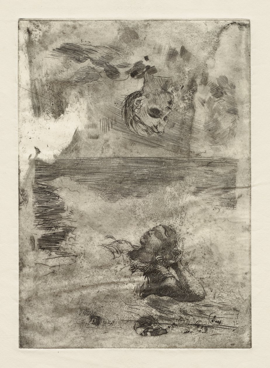 Due teste (studio da "Undertow") da Winslow Homer