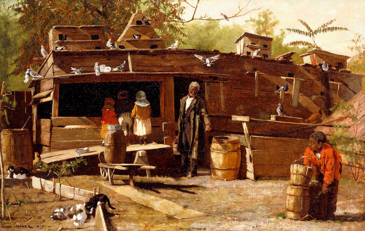 Zio Ned a casa, 1875 da Winslow Homer