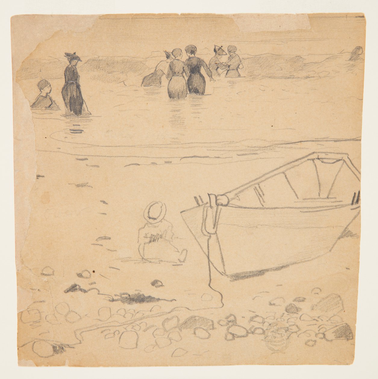 Donne che fanno il bagno tra le onde da Winslow Homer