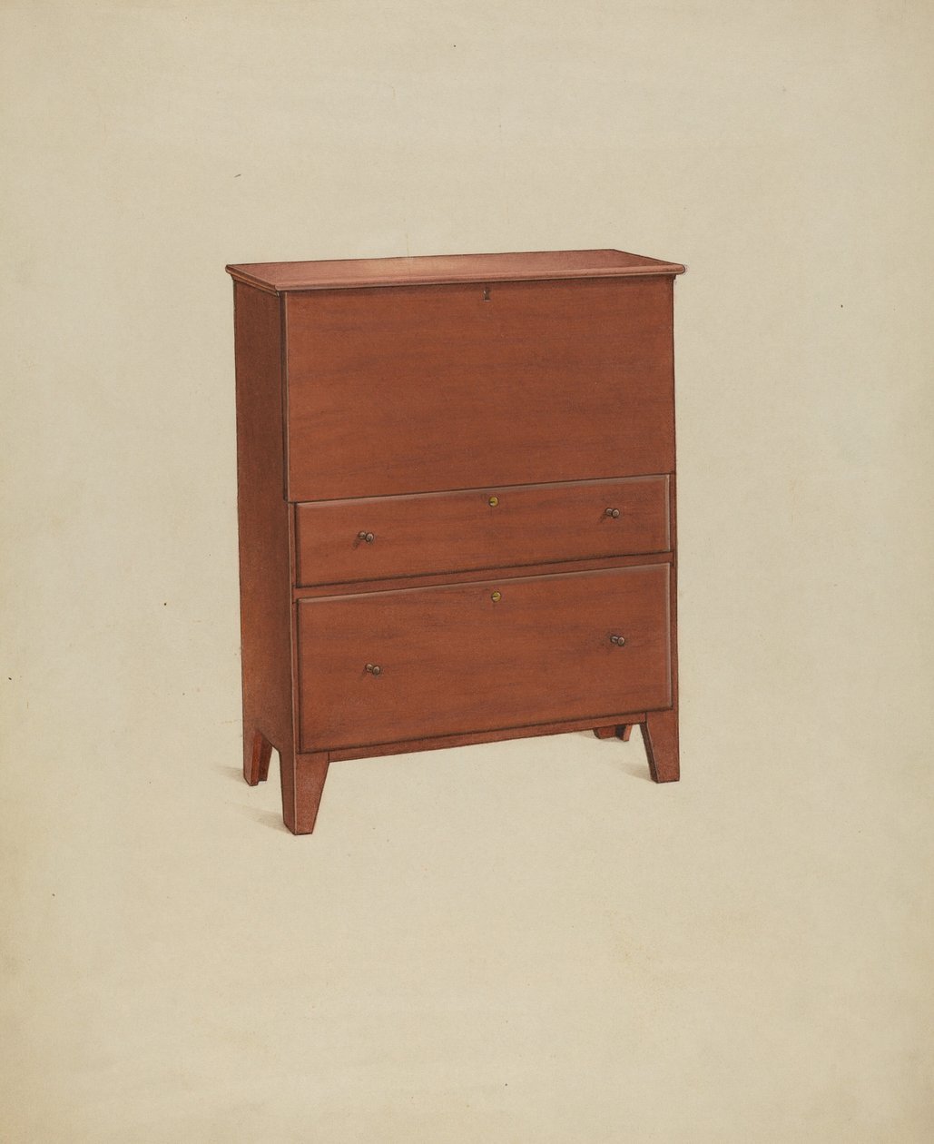 Cassettiera Shaker da Winslow Rich