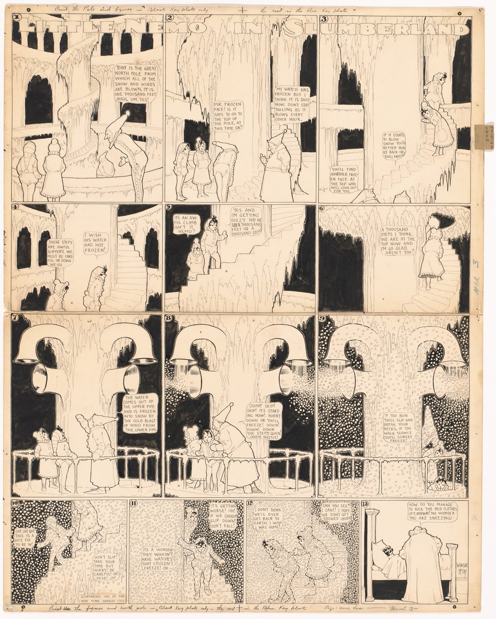Little Nemo in Slumberland: Scalando il Grande Polo Nord da Winsor McCay