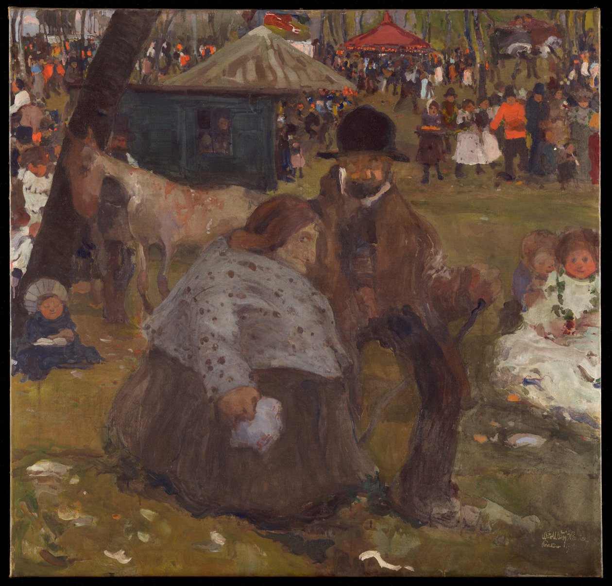 Fiera di Pentecoste Vicino a Cracovia da Witold Wojtkiewicz