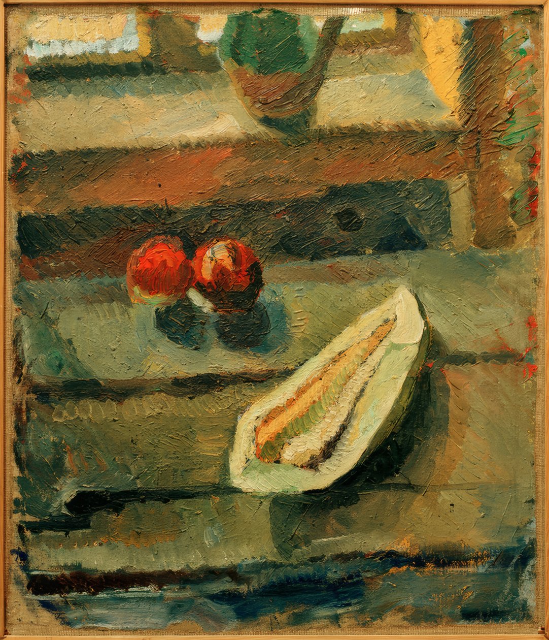 Natura morta con melone e mele da Wladimir F. Tatlin