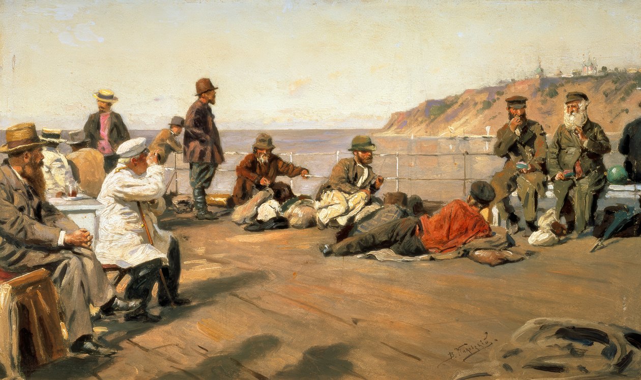 Sul ponte da Wladimir Jegorowitsch Makowski