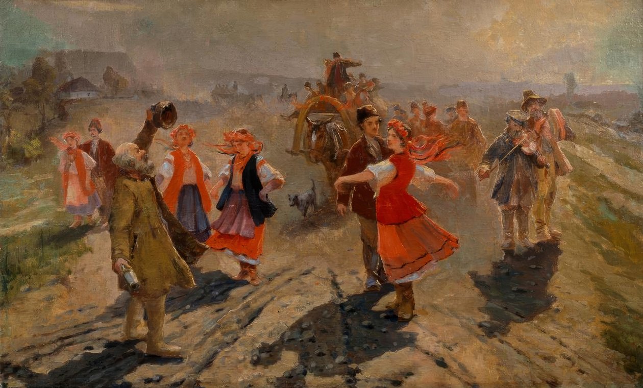 Corteo nuziale vicino a Orel da Wladimir Jegorowitsch Makowski