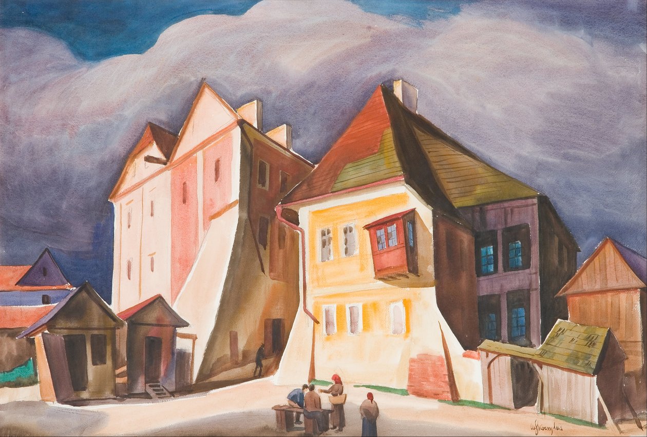 Widok Kazimierza nad Wisłą da Wladyslaw Skoczylas