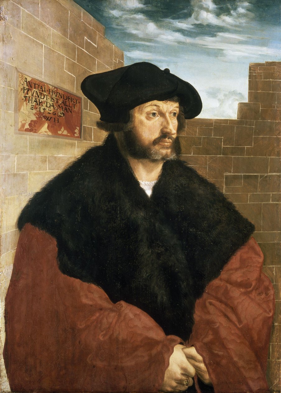 Ritratto di Anton Hundertpfundt da Wolf Huber