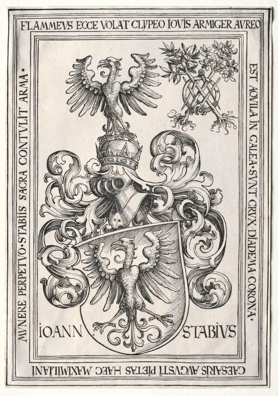 Stemma di Johann Stabius da Wolf Traut
