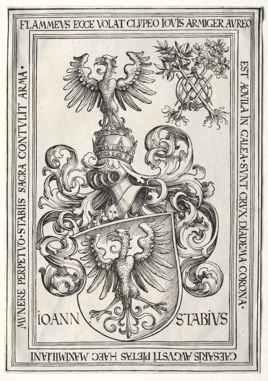 Stemma di Johann Stabius da Wolf Traut