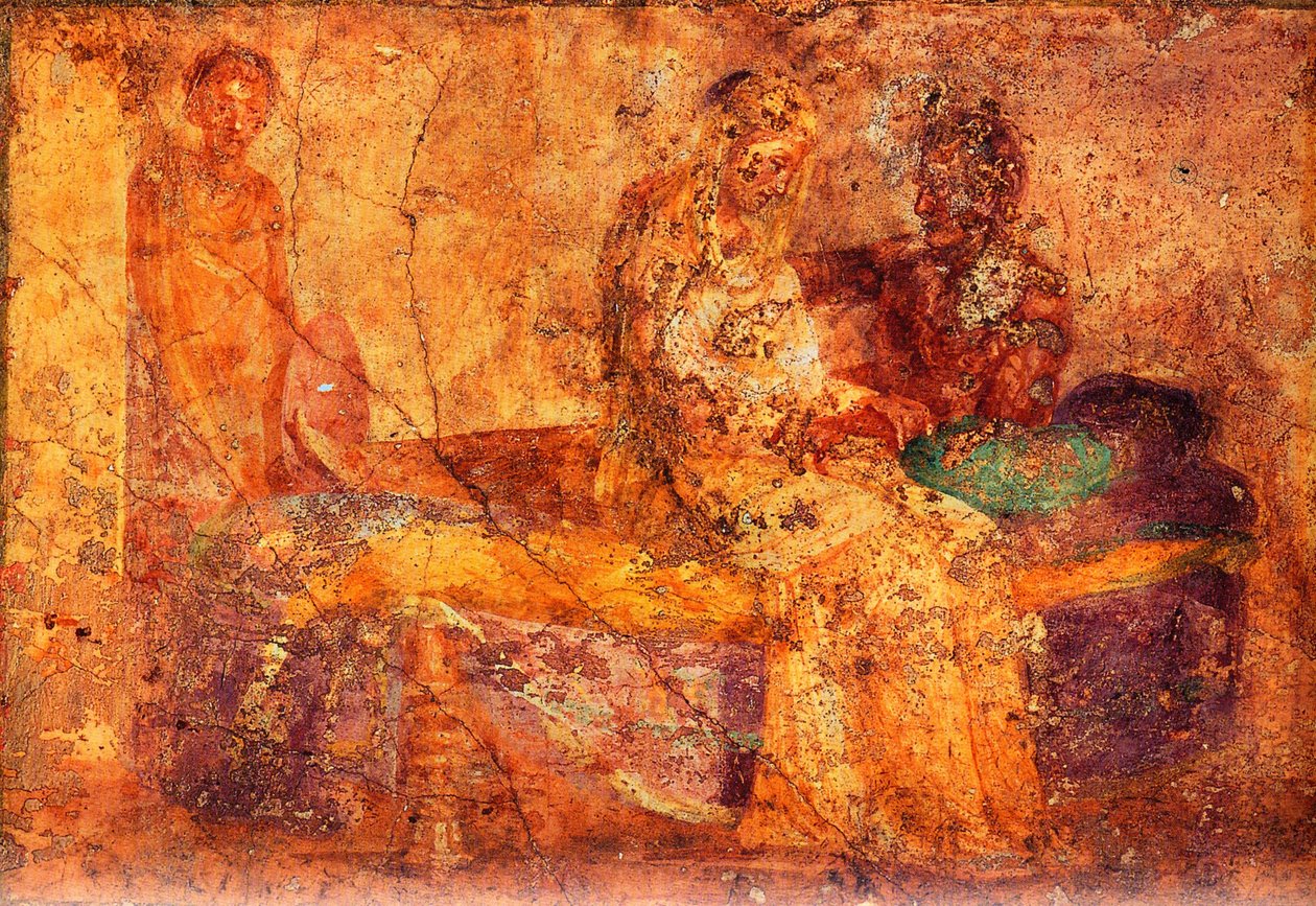 Affresco di Coppia a Letto da Wolfgang Rieger