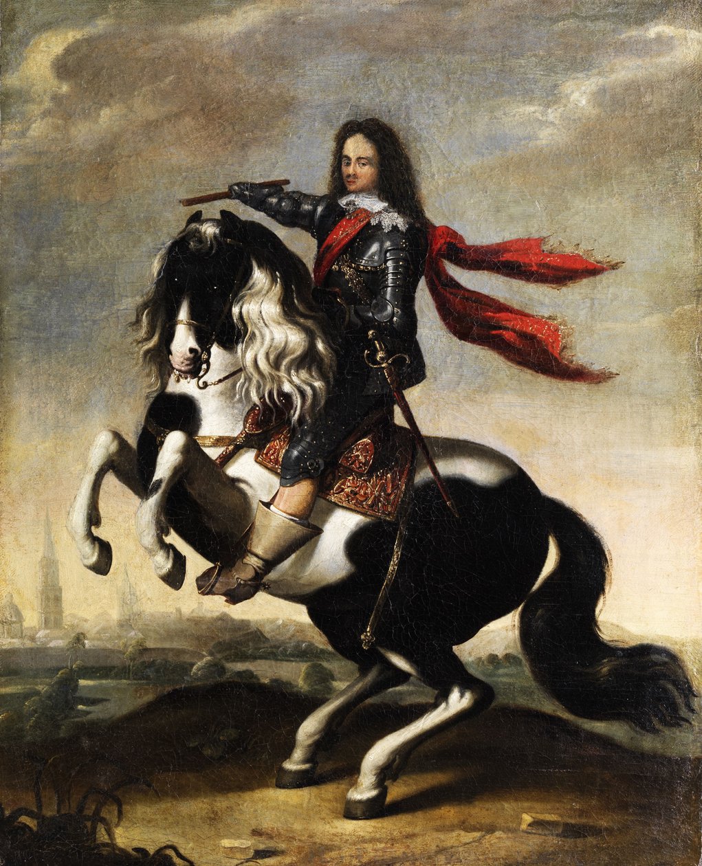 Ritratto equestre di Valdemar Christian di Schleswig-Holstein 1622-1656 da Wolfgang Heimbach