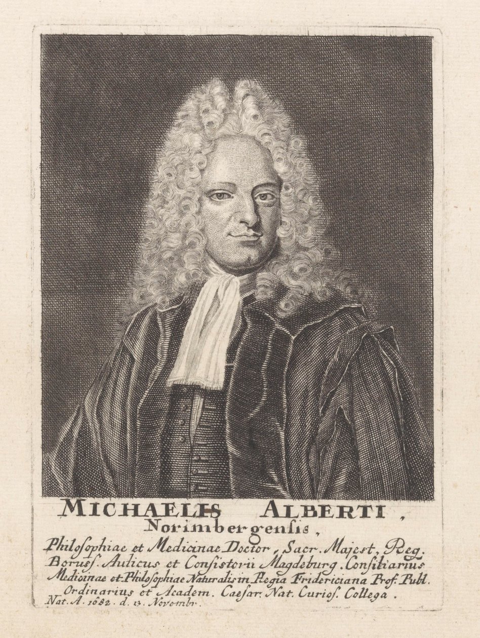 Ritratto di Michael Alberti da Wolfgang Philipp Kilian