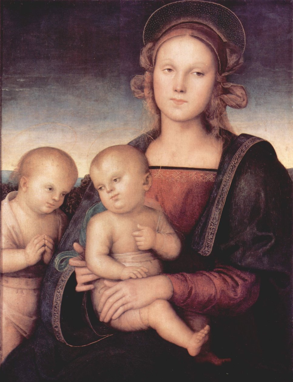Madonna con San Giovanni Battista da Workshop of Pietro Perugino