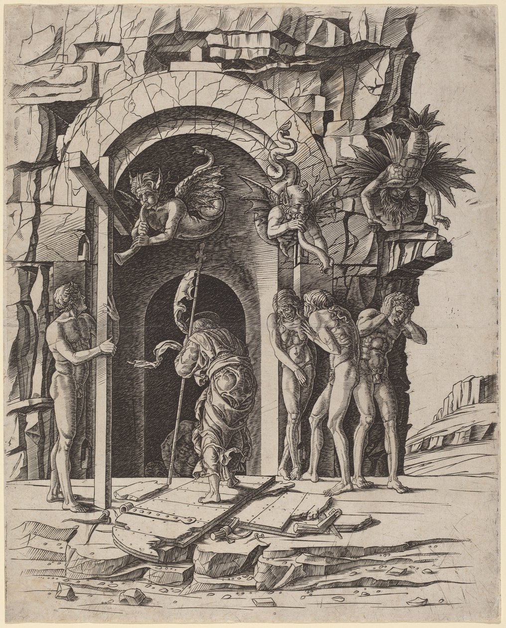 Discesa nel Limbo da Workshop of Andrea Mantegna