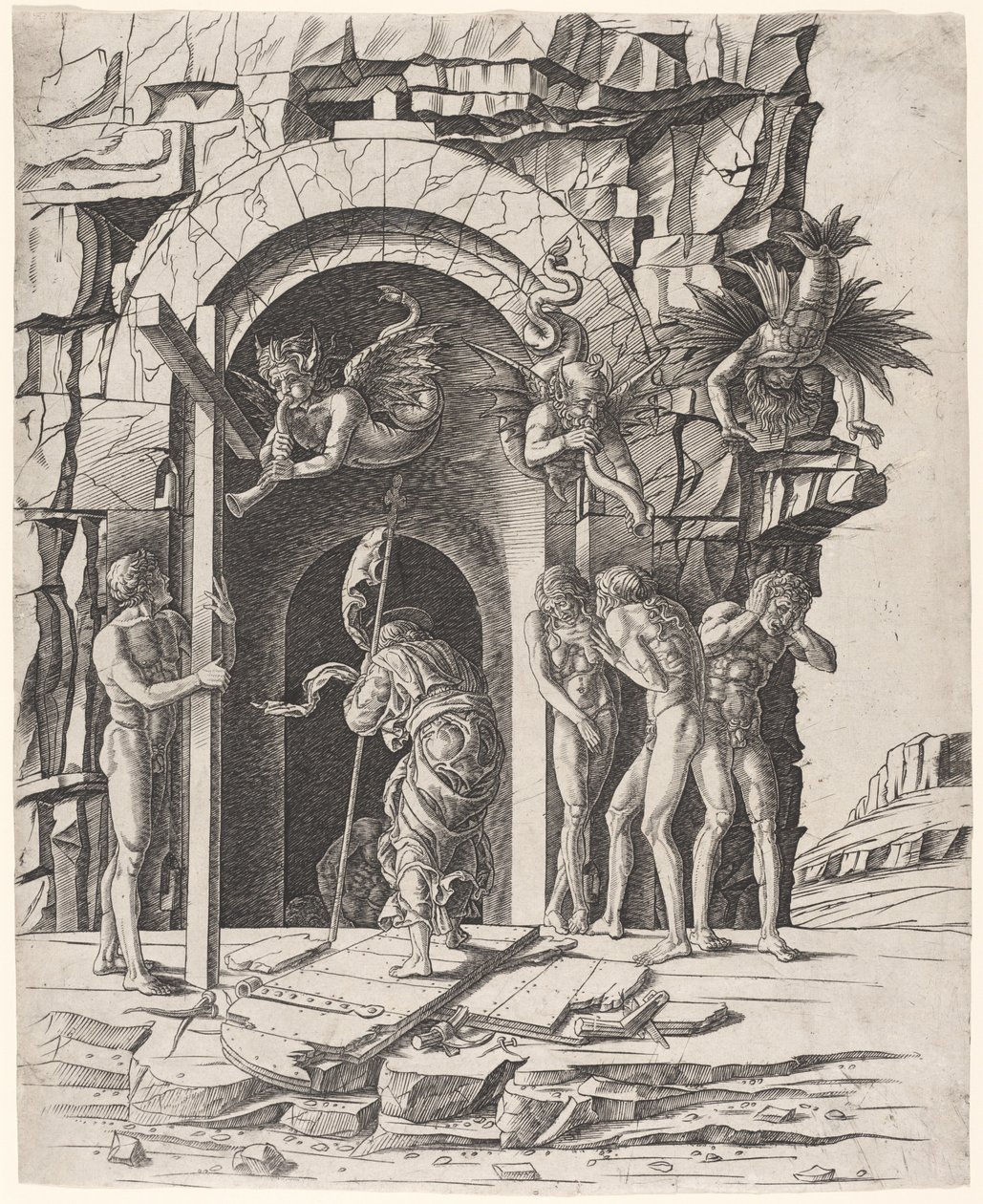 Discesa nel Limbo da Workshop of Andrea Mantegna