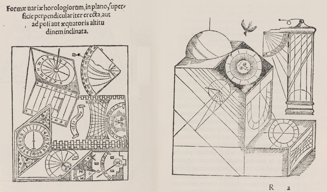 Horologiographia, post priorem aeditionem per Sebast. Munsterum da Workshop of Hans Holbein the Younger